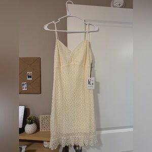 Elegant Cream Midi Dress